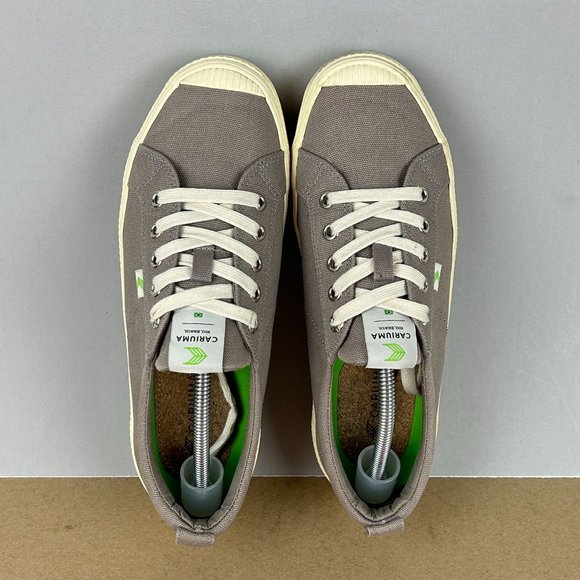Cariuma OCA Canvas Sneakers Womens 8.5 Mens 7 Gray Lace Up Low Top Casual - Picture 5 of 10